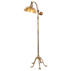 Tiffany Studios New York Bronze Doré Counterbalance Floor Lamp, Circa 1910