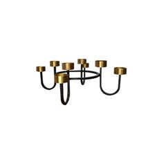 Chandelier vintage brutaliste, années 1960