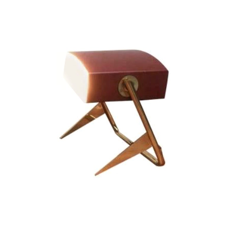 Lampe de table minimaliste française du milieu du siècle dernier par Jacques Biny pour Lita, années 1960
