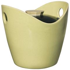 Ceramic Ice Bucket by the American Thermos Bottle Co. Mid-Century Modern