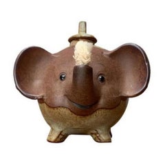 Lámpara de aceite vintage Elefante de Ibuki, años 70