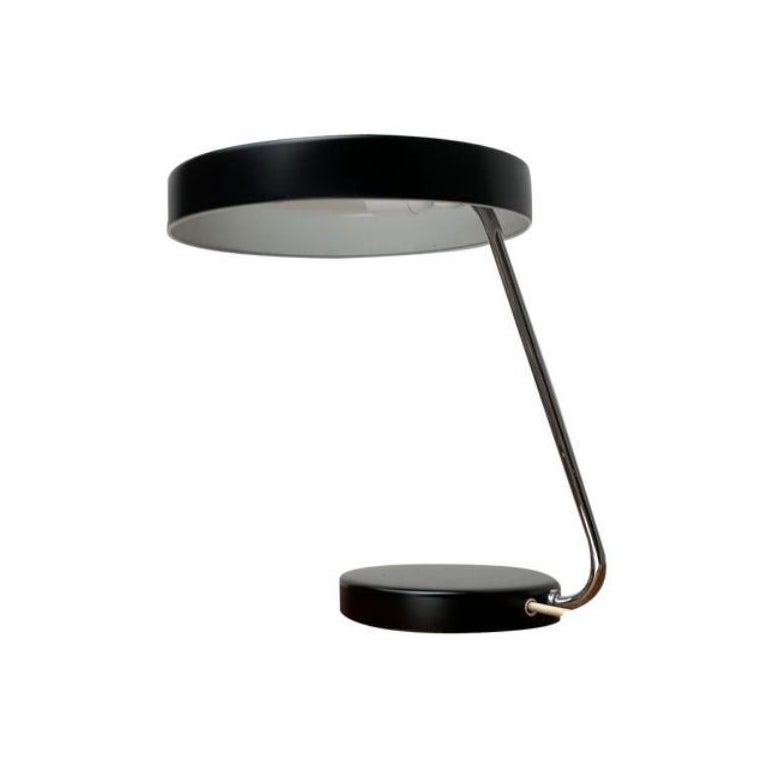 Lampe de table minimaliste allemande du milieu du siècle 6658 de Kaiser Idell, années 1960