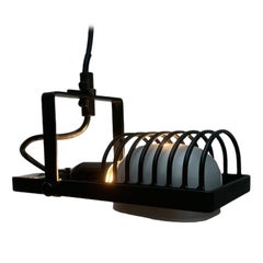 Mid-Century Italian Synthesis Suspension Cable Pendant by Ernesto Gismondi