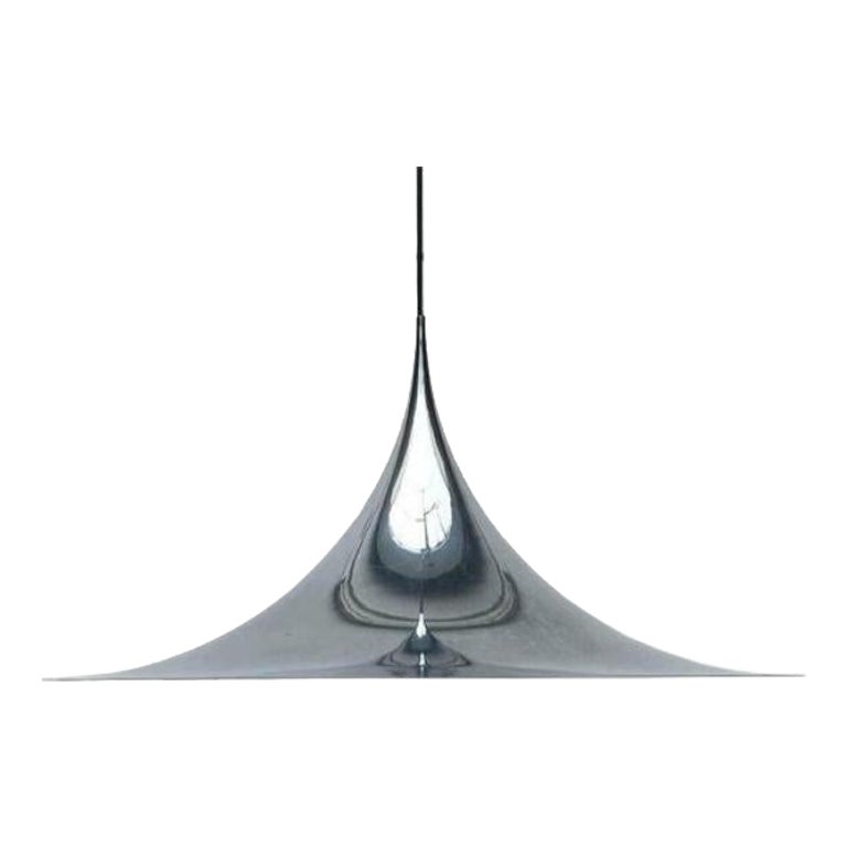 Vintage Semi Pendant Lamp by Bondrup & Thorup for Fog & Mørup
