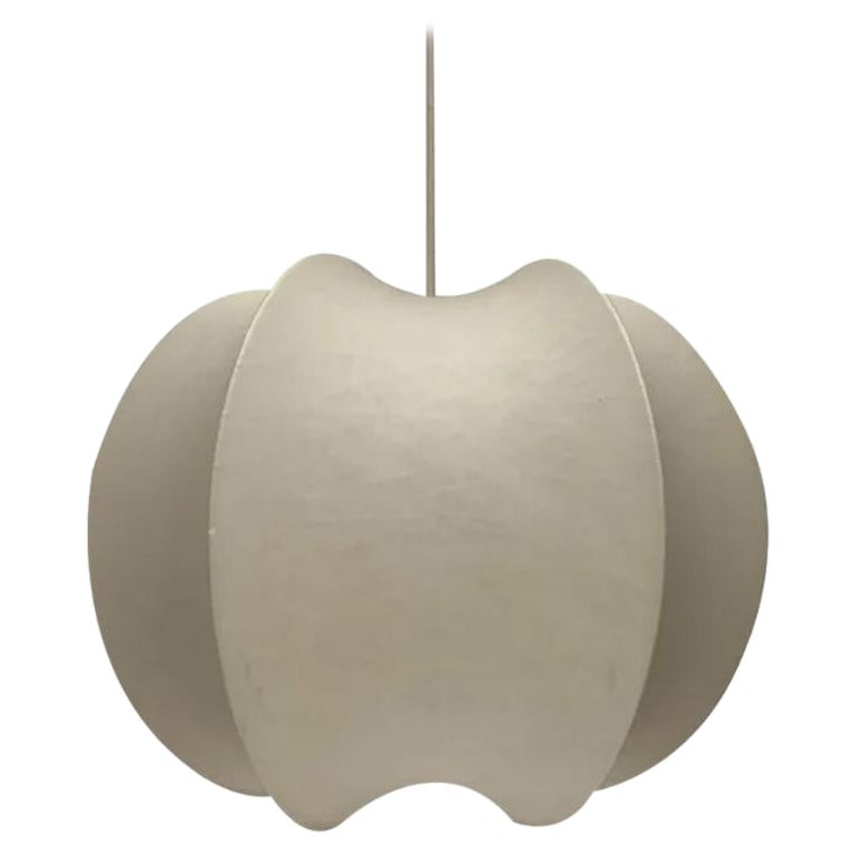 Mid-Century German Cocoon Pendant Lamp from Goldkant Leuchten, 1960s