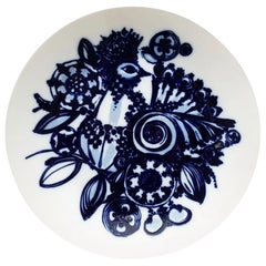 Plaque murale vintage en forme de paon allemand par Bjørn Wiinblad pour Rosenthal, 1970