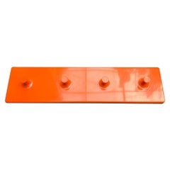 Mid-Century Space Age Orange Coat Rack, 1960s