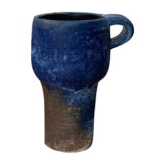 Mid-Century German Studio Pottery Vase from Karlsruher Majolika, 1960s