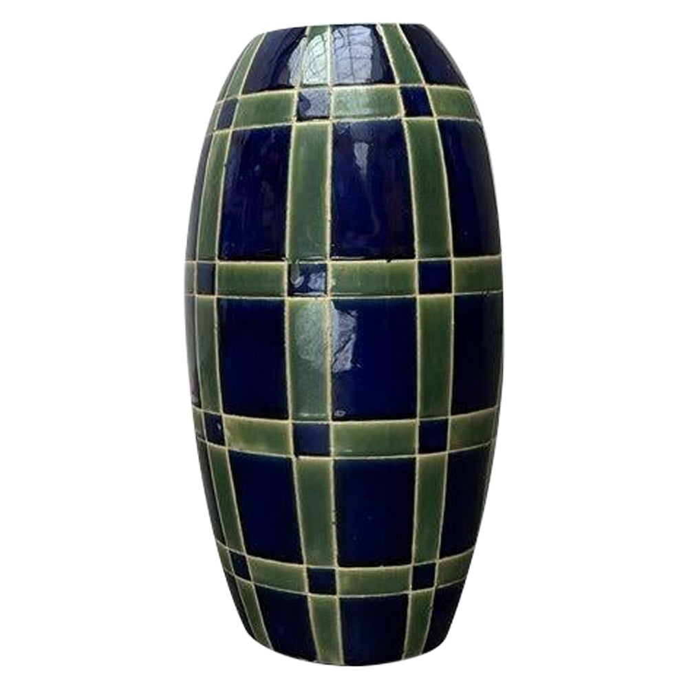 Large Mid-Century German Studio Pottery Floor Vase, 1960s