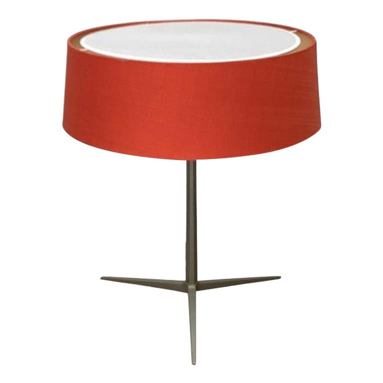 Minimalistische deutsche Dreibein-Tischlampe aus der Mitte des Jahrhunderts von Kaiser Leuchten, 1960er Jahre