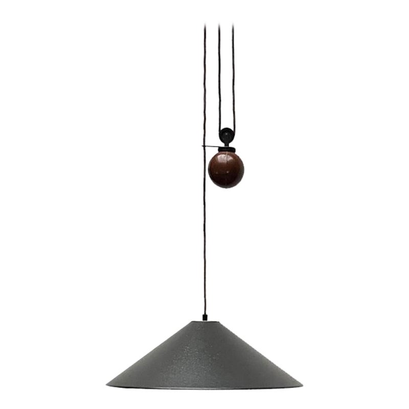 Lampe suspendue italienne postmoderne d'Enzo Mari & Giancarlo Fassina, 1970