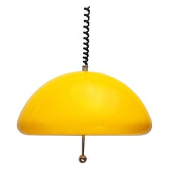 Lampe suspendue Cabras de l'ère spatiale du milieu du siècle dernier par Luigi Massoni pour Guzzini, années 1960