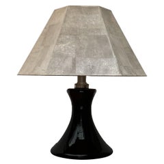 Lampadaire ou lampe de bureau allemande en verre et faux liège par Ingo Maurer pour M Design, années 60
