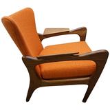 Gorgeous Adrian Pearsall Sculptural Walnut Lounge Chair