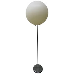 Fun Large Panton Style Ball Globe Floor Lamp with Chrome Base