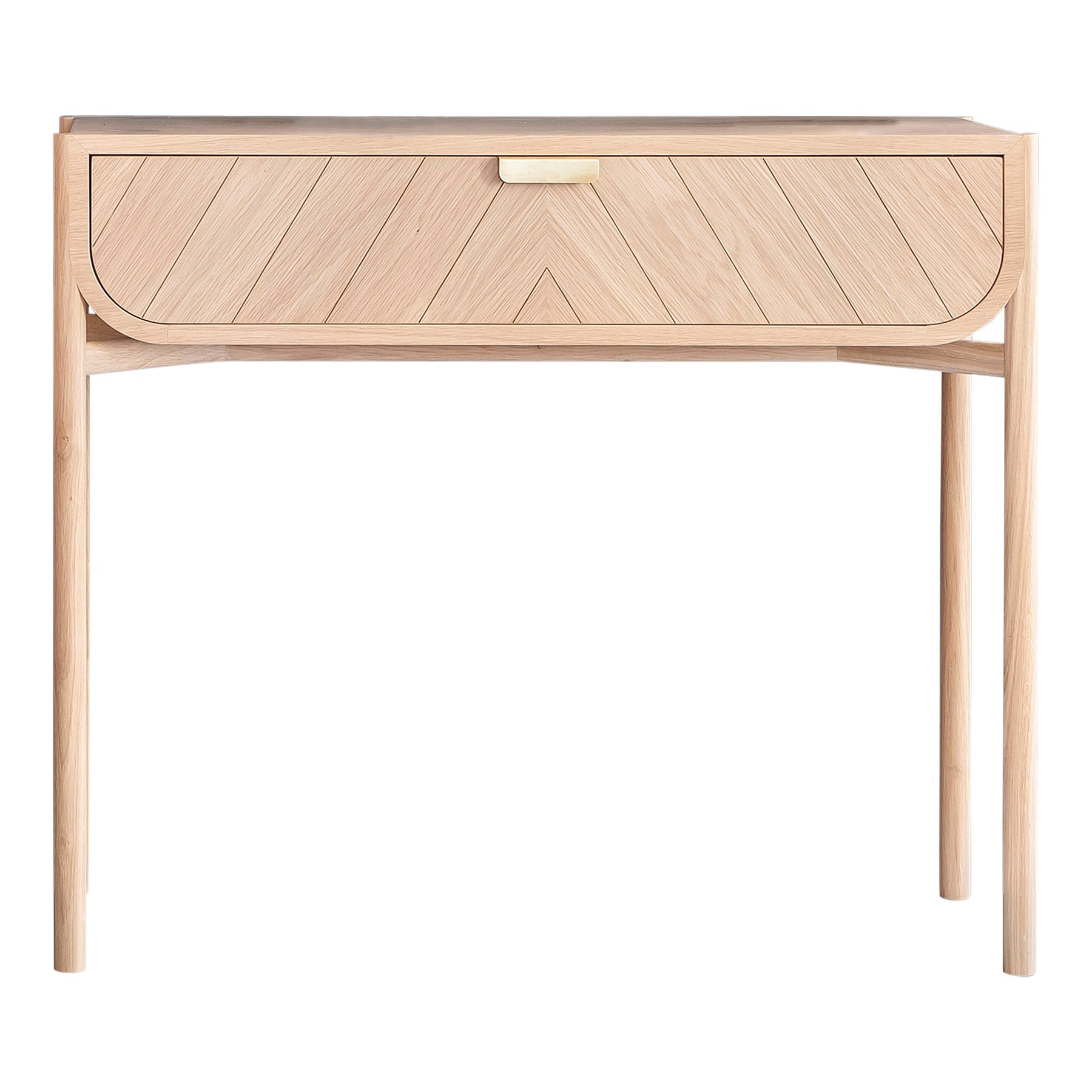 Natural Oak Marius Console Table by HARTO For Sale