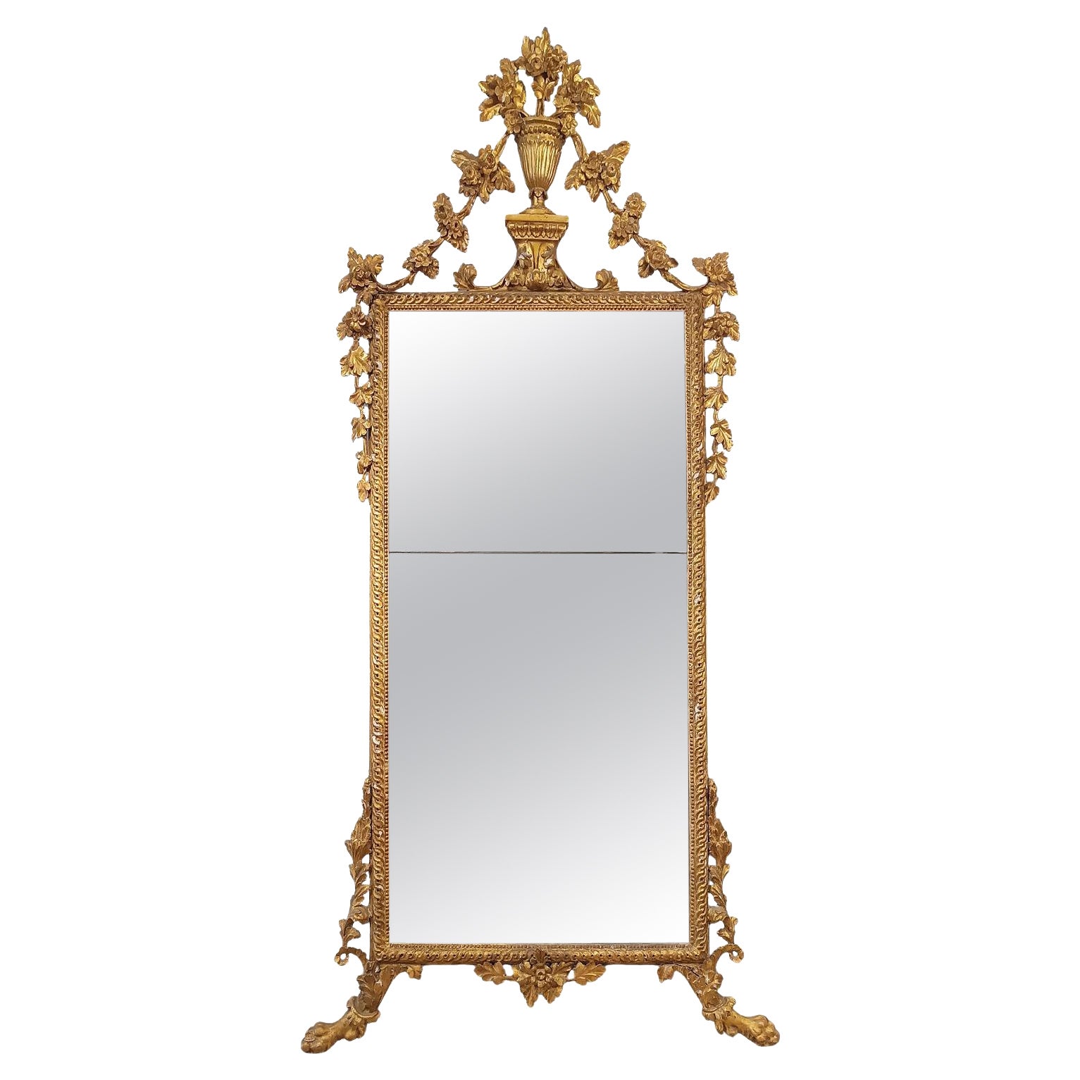 SECOND HALF OF THE 18th CENTURY NEOCLASSICAL LARGE MIRROR