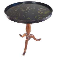 Louis XVI Period, Mahogany and Painted Iron Round Pedestal Table, circa 1780 4