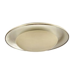 Mid-Century Metal and Glass Plafoniere Ceiling, 1960s