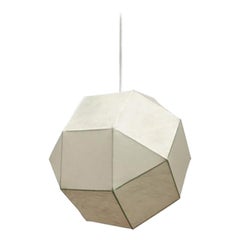 Deutsche Cocoon-Pendelleuchte aus der Mitte des Jahrhunderts von Goldkant Leuchten, Wuppertal