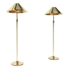 Set of 2 Mid-Century Hollywood Regency Brass Table Lamp, 1960s