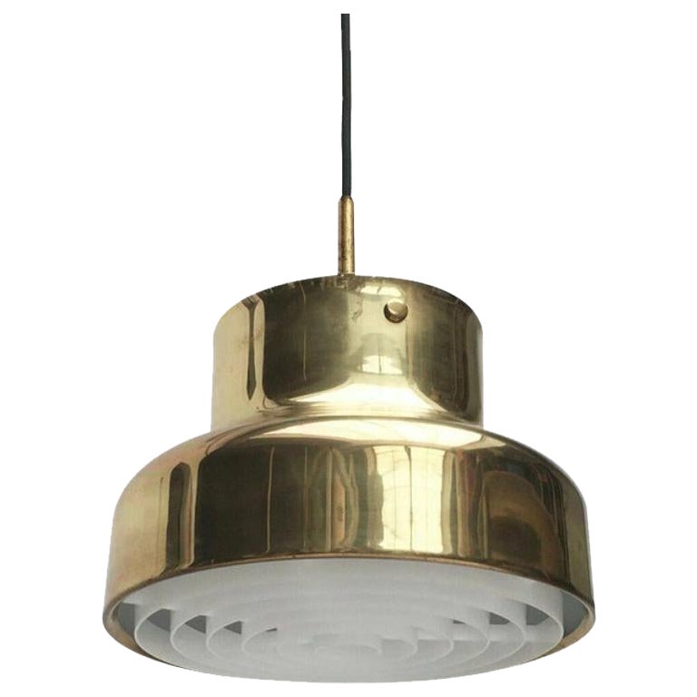 Mid-Century Swedish Bumling Brass Pendant Lamp by Anders Pehrson, 1960s