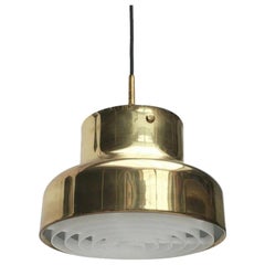 Mid-Century Swedish Bumling Brass Pendant Lamp by Anders Pehrson, 1960s