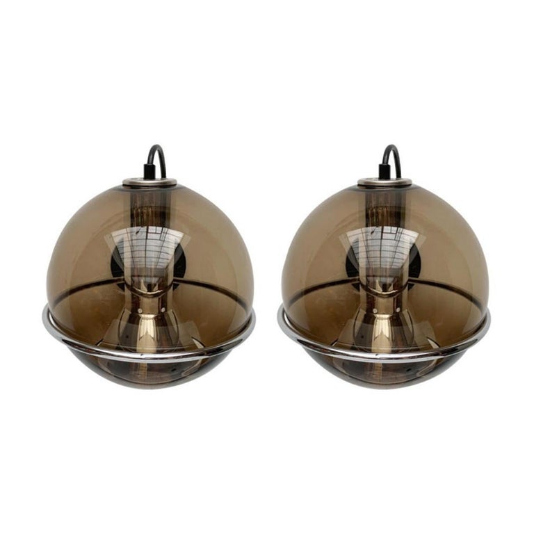 Set of 2 Mid-Century Dutch Space Age Wall Lamps by Frank Ligtelijn, 1960s For Sale