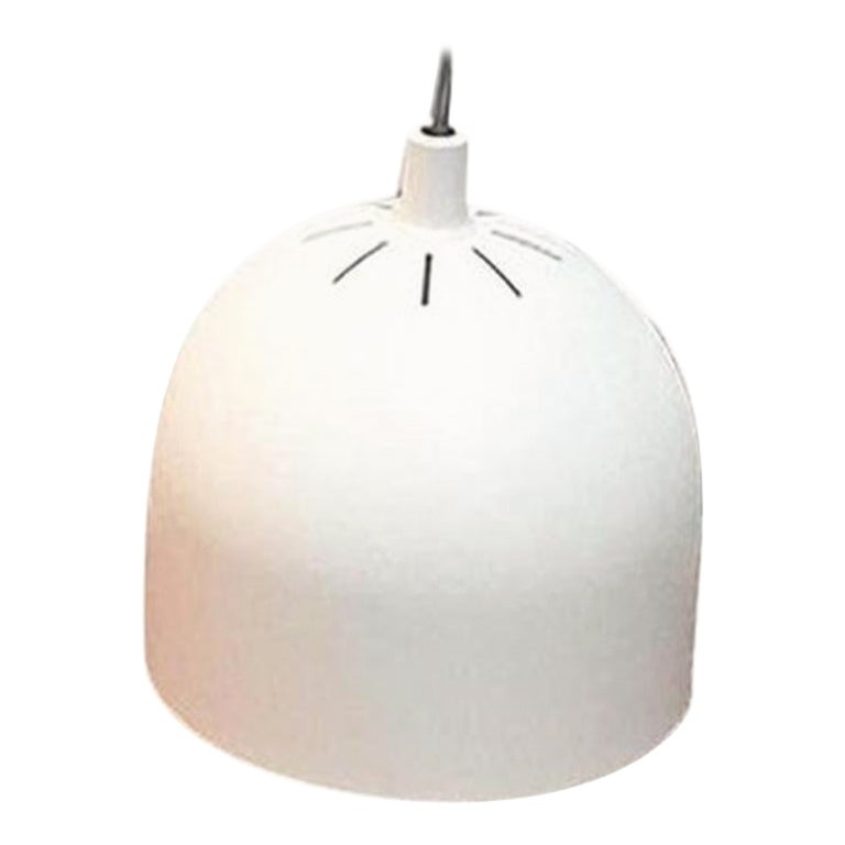 Set of 3 Mid-Century German Space Age White Pendant Lamp from Staff Leuchten