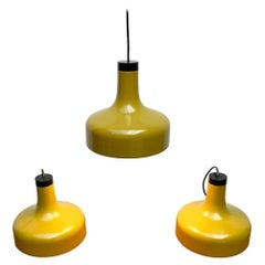 Set of 3 Mid-Century German Space Age Pendant Lamp from Staff Leuchten, 1960s