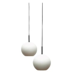Set of 2 Space Age German Pendant Lamps from Staff, 1970s