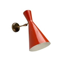 Set of 2 Mid-Century Diabolo Wall Lamps, 1960s