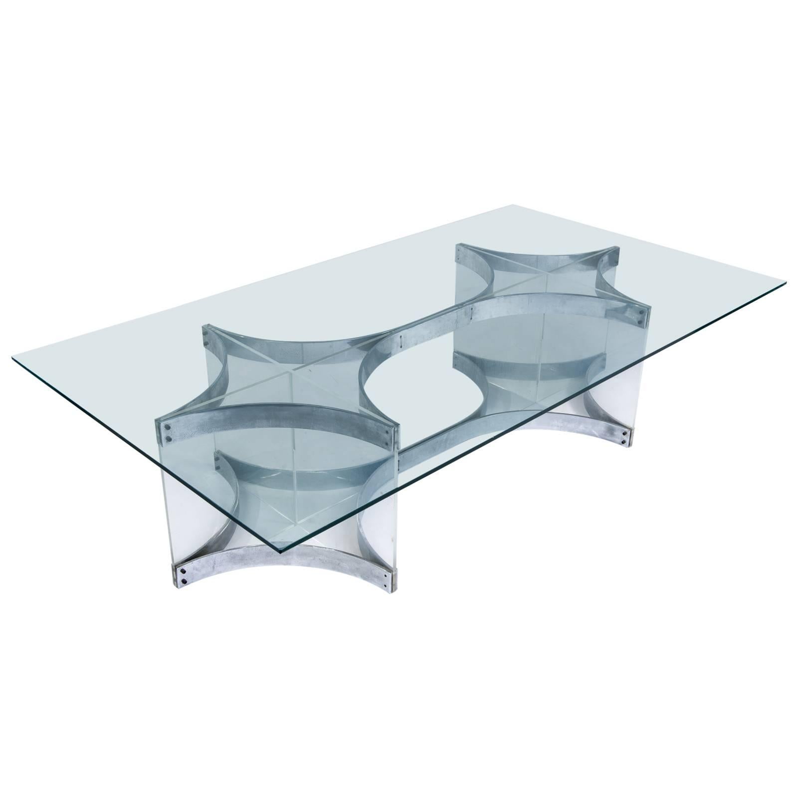 Low Table by Alessandro Albrizzi, Italian Designer circa 1970 For Sale