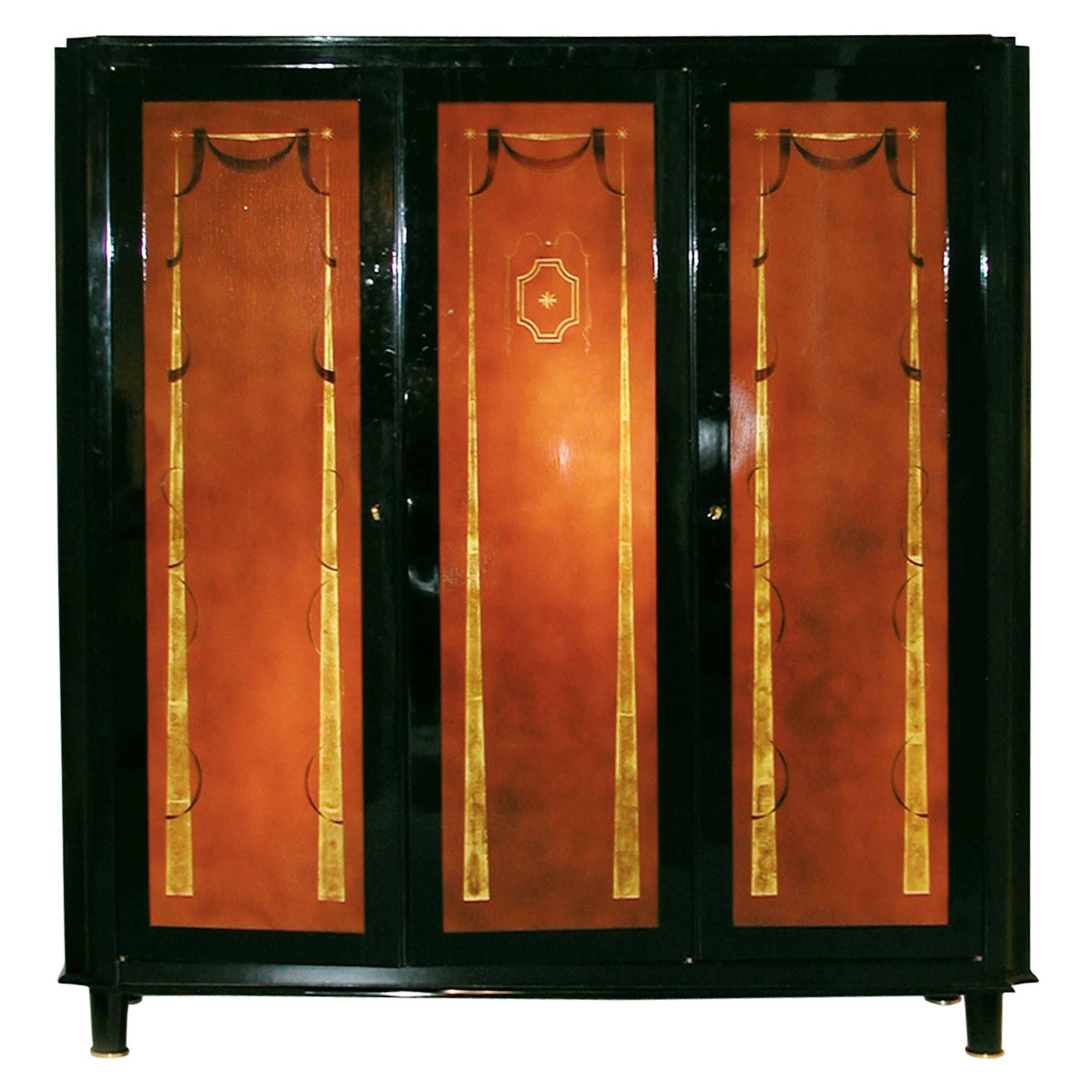 Three-Door Cabinet, France, circa 1940 For Sale