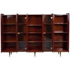 Bookcase or Vitrine by Osvaldo Borsani, Italy, Art Moderne, circa 1950 12