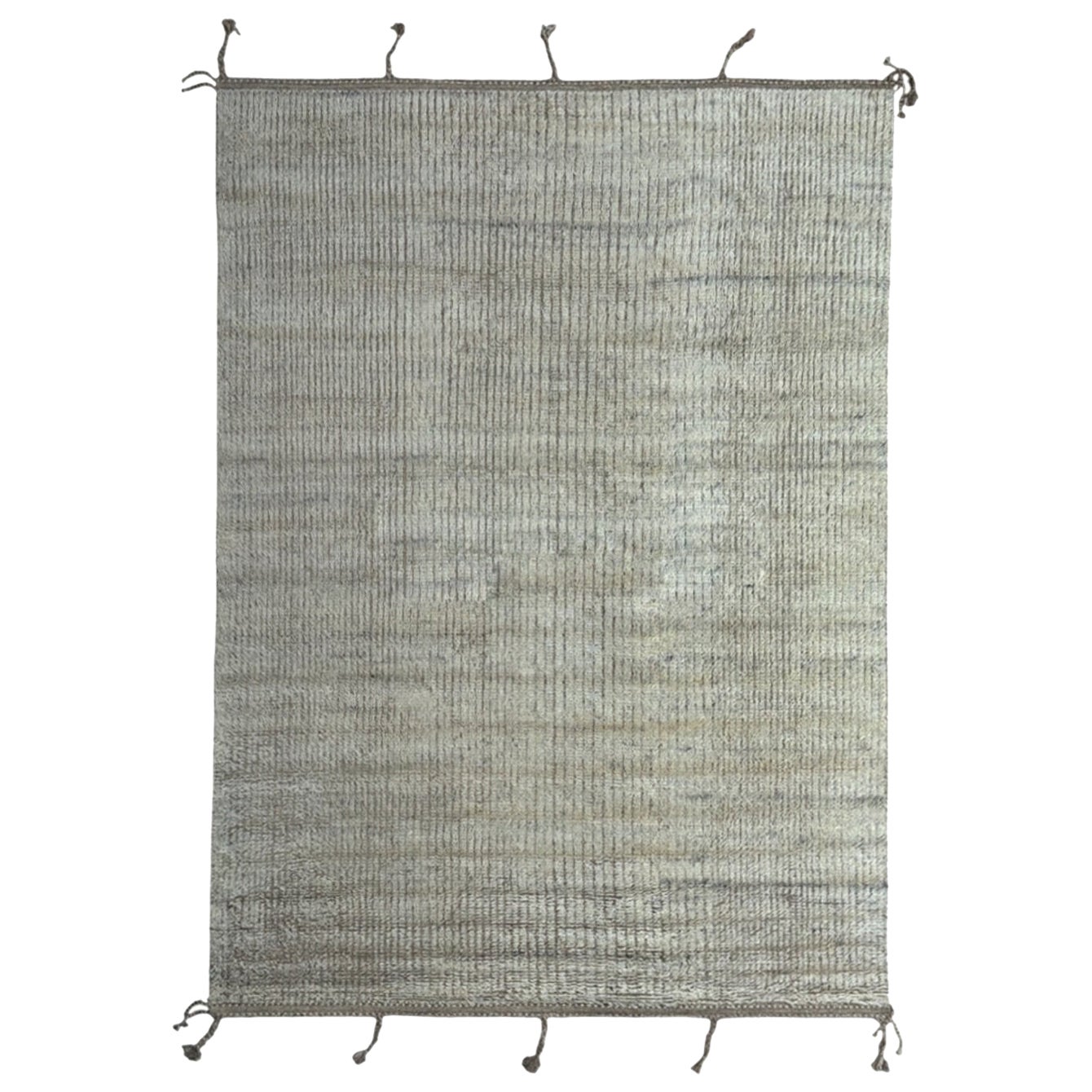 Tappeto moderno in lana 9x12 Ft fatto a mano. Design marocchino. OPZIONI PERSONALIZZATE Disponibili