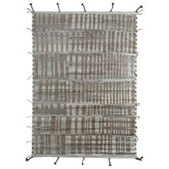 Handgefertigter Teppich im marokkanischen Design 9'x12'. 100% natürliche Wolle. Kundenspezifische Optionen verfügbar