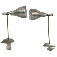 Pair of Adjustable Wall Sconces after Finnish Designer Paavo Tynell