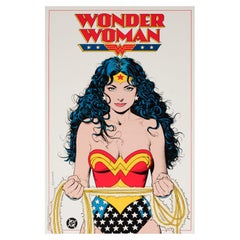Wonder Woman 1992 US DC COMICS Werbeplakat, BRIAN BOLLAND