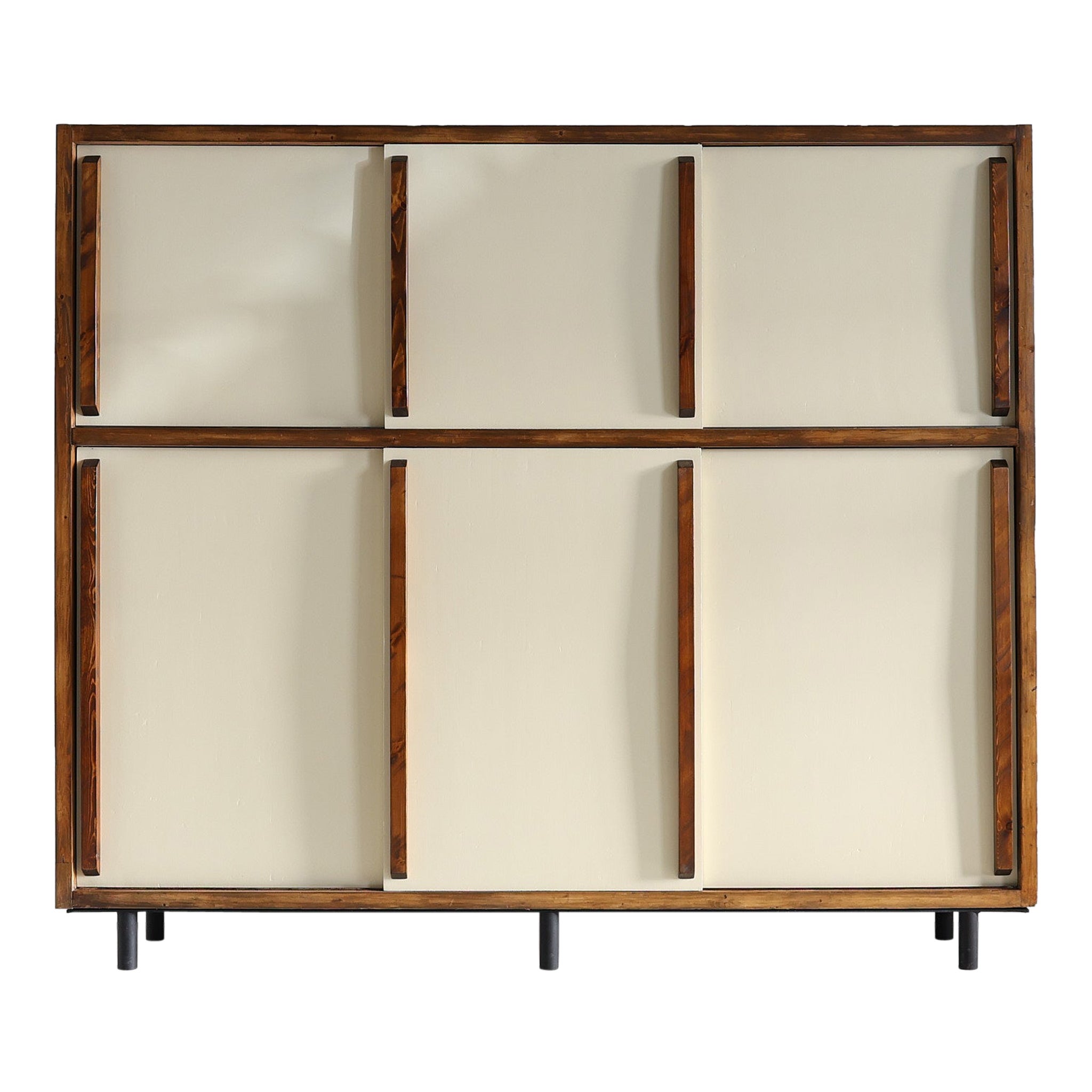 Incredible Huge 1950s French Modernist Cupboard