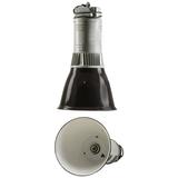 Large Black and Gray Czech Factory, Industrial Pendant Lamp