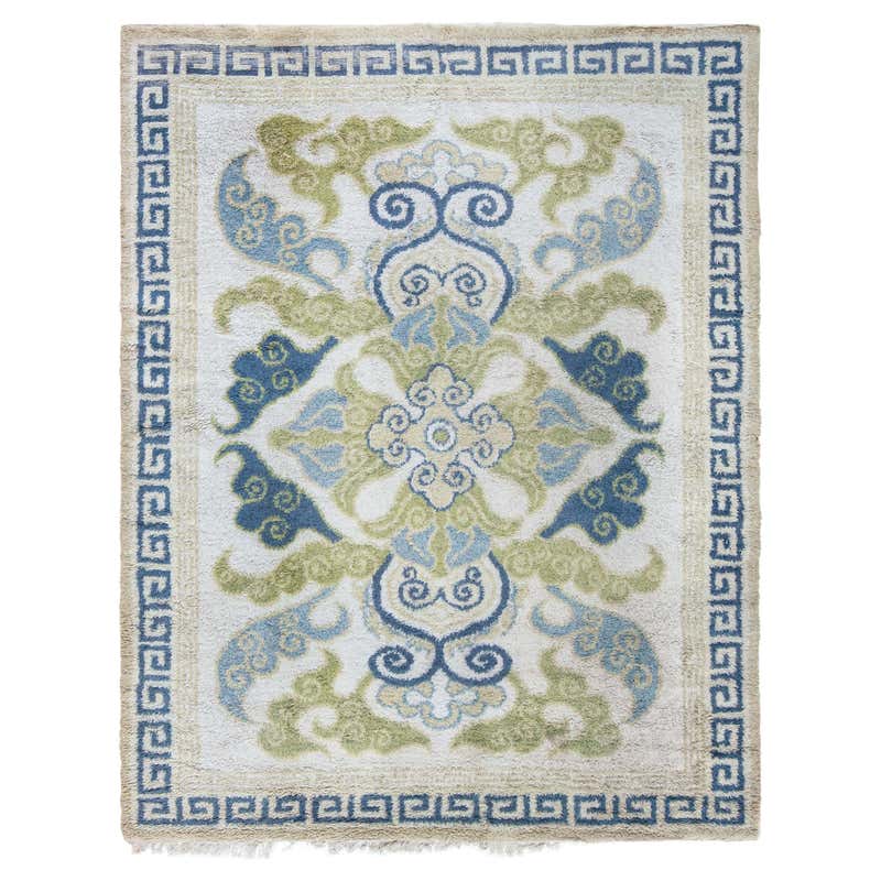 Sashiko Style Japanese Rug by RAG HOME For Sale at 1stDibs