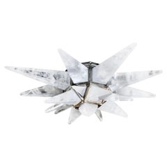 Star27 Rock Crystal Flushmount by Phoenix