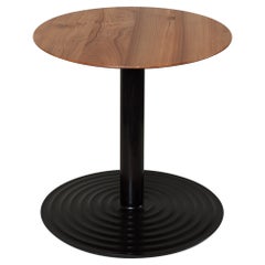 Very Large Handcrafted English Elm & Ebonised Ash Side Table