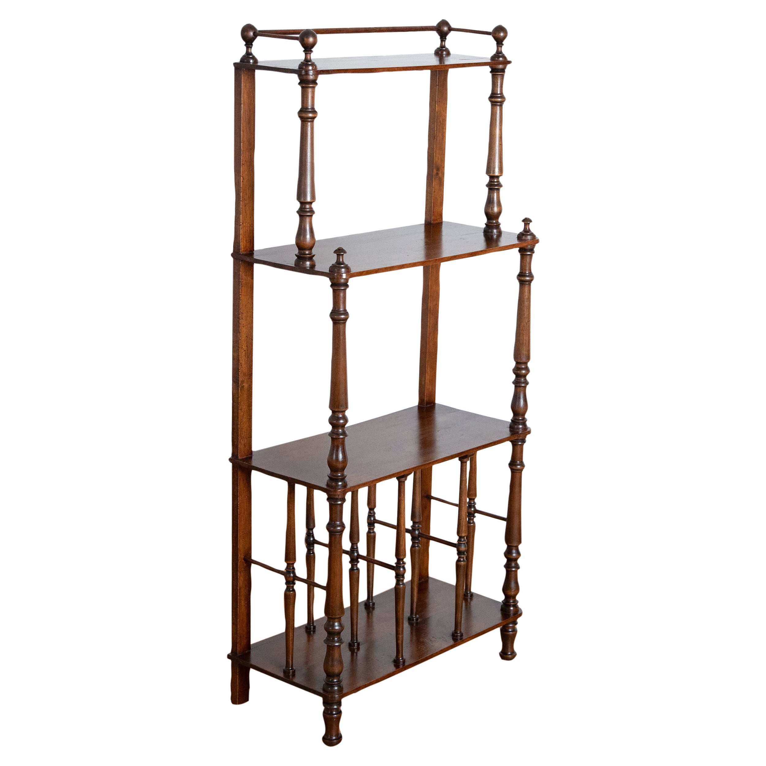 Italian Louis Philippe Period Walnut Etagere, ca. 1835