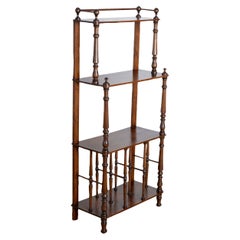 Italian Louis Philippe Period Walnut Etagere, ca. 1835