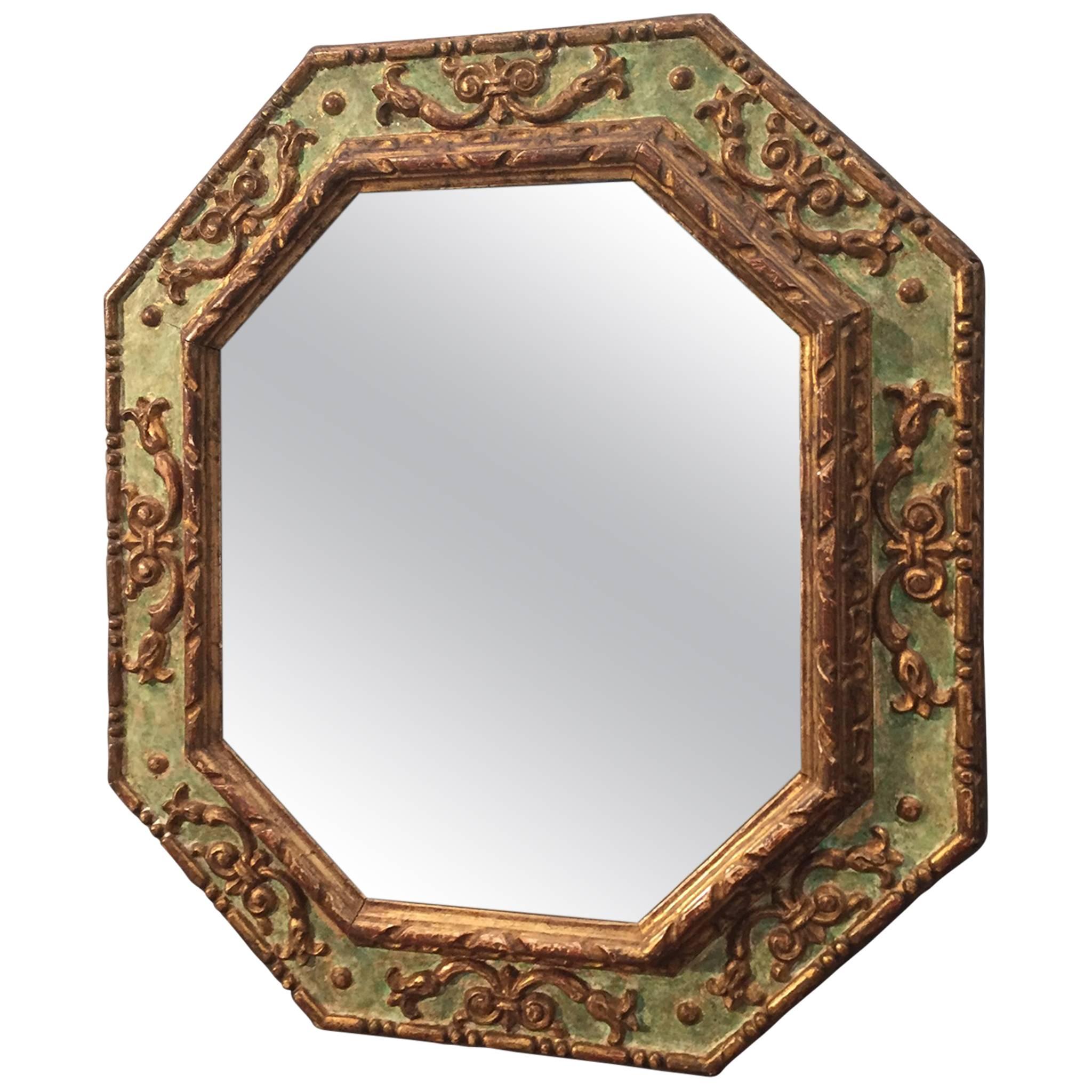 Italian 19th Century Octagonal Mirror For Sale
