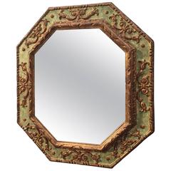 Italian 19th Century Octagonal Mirror