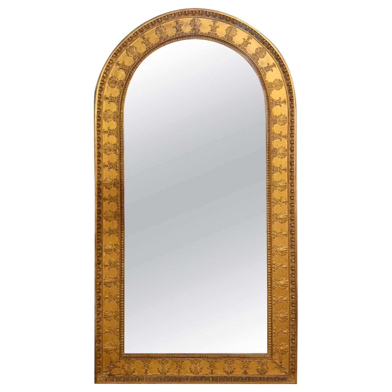 Englischer Giltwood-Spiegel aus dem 19.