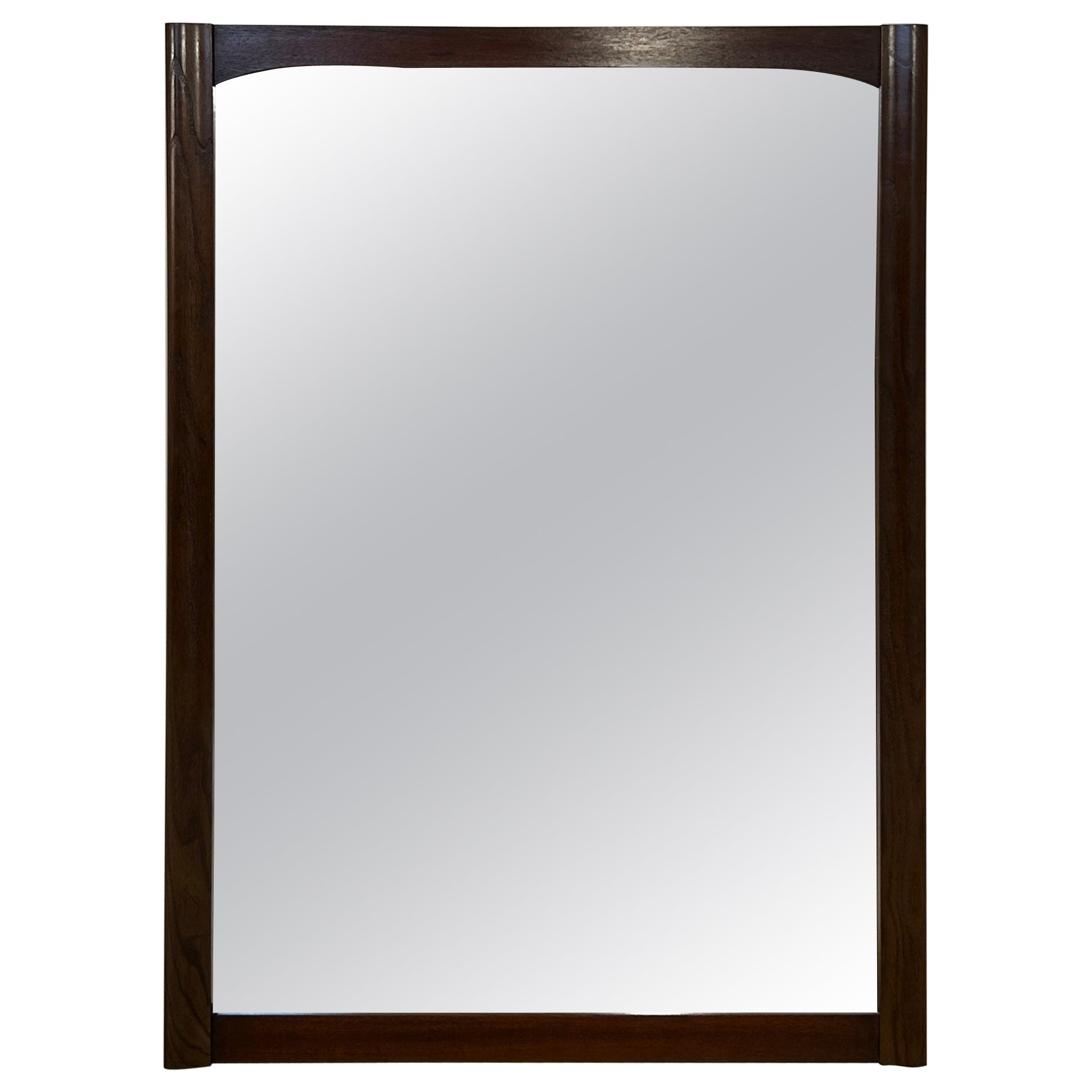 Stylish Walnut and Oak Wall Mirror